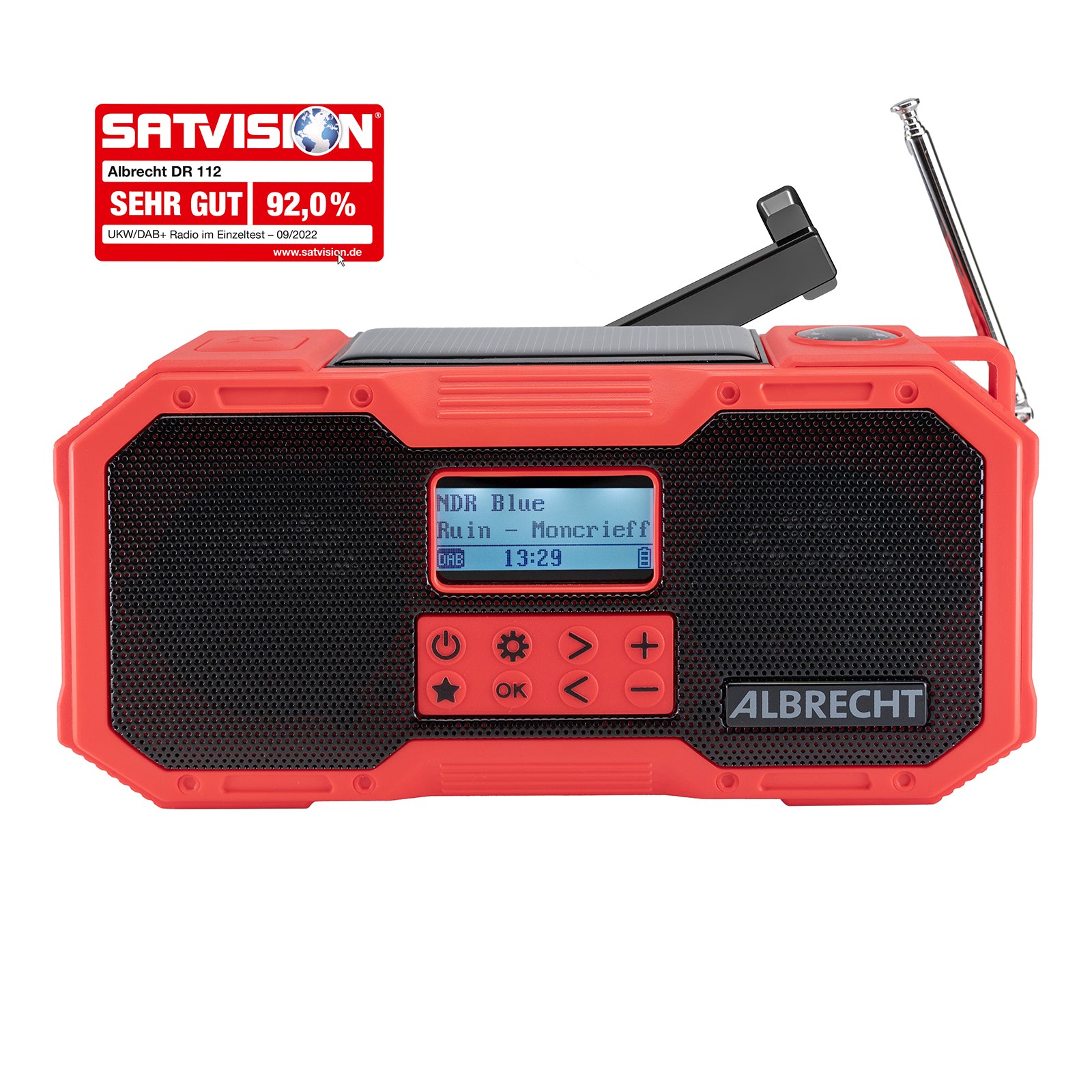 Albrecht DR 112 DAB+ Outdoor Kurbelradio Albrecht DR 112 DAB+ Outdoor Kurbelradio